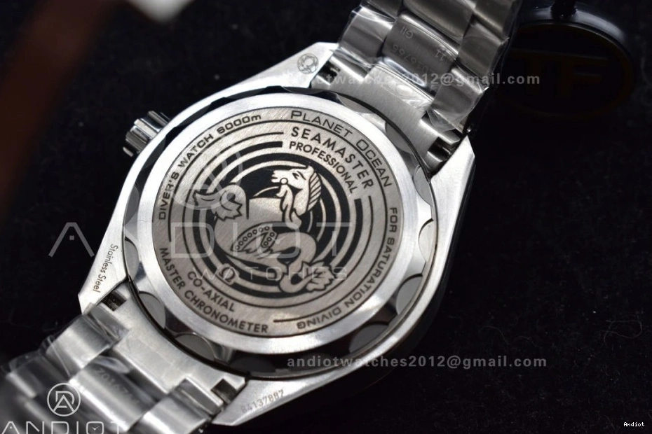 1:1 Black Edition SS TF Seamaster on A2824 Ceramic Blue Bezel Bracelet Best Dial Deep 6000M SS Ultra 0103